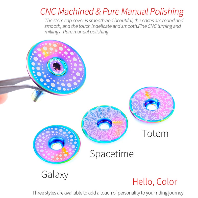 Nắp Đậy Đầu Trục Xe Đạp Leo Núi Bằng Hợp Kim Titan 28.6mm 1 1/8"