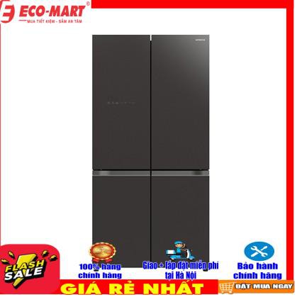 R-WB640VGV0 Tủ lạnh Hitachi Inverter 569 lít mặt gương sám R-WB640VGV0