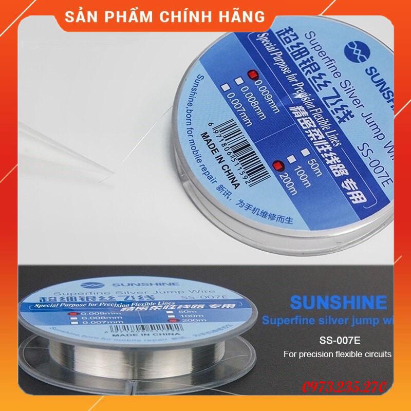 Dây câu bạc (dây trần) chuyên câu mạch, câu Home, cuộn chân ic SS-007E