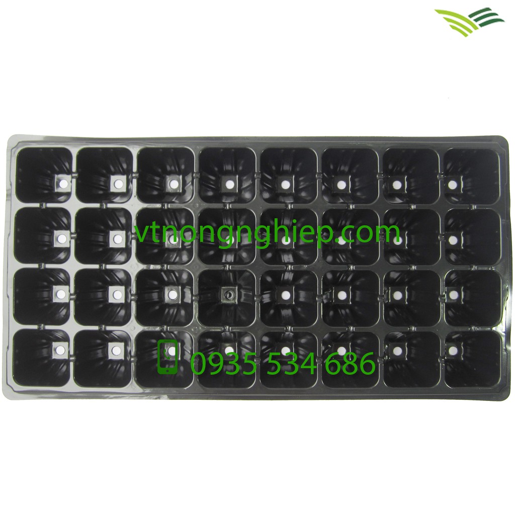 5 khay nhựa 32 lỗ ươm trồng cây.