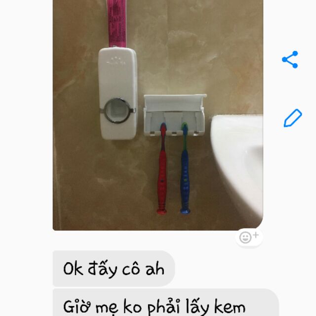 2 bộ nhả kem đánh răng
