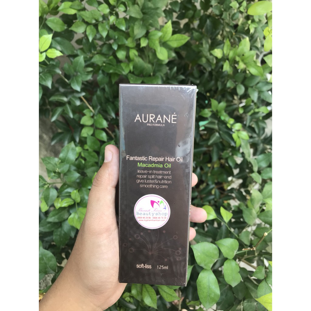 Tinh dầu dưỡng tóc SOFTLISS AURANE MACADAMIA HAIR OIL 125ml