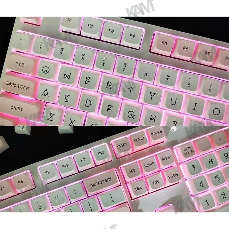 Kam XDA Keycaps PBT Thăng hoa 138 Phím Phô mai dễ thương Đèn nền mèo làm thủ công Keycaps thủ công cho 108/104/100/98/87/84/68/61 Phím ikbcc RK61 GMMK Pro Bàn phím cơ Cherry Mx Switch DYE-SUBB