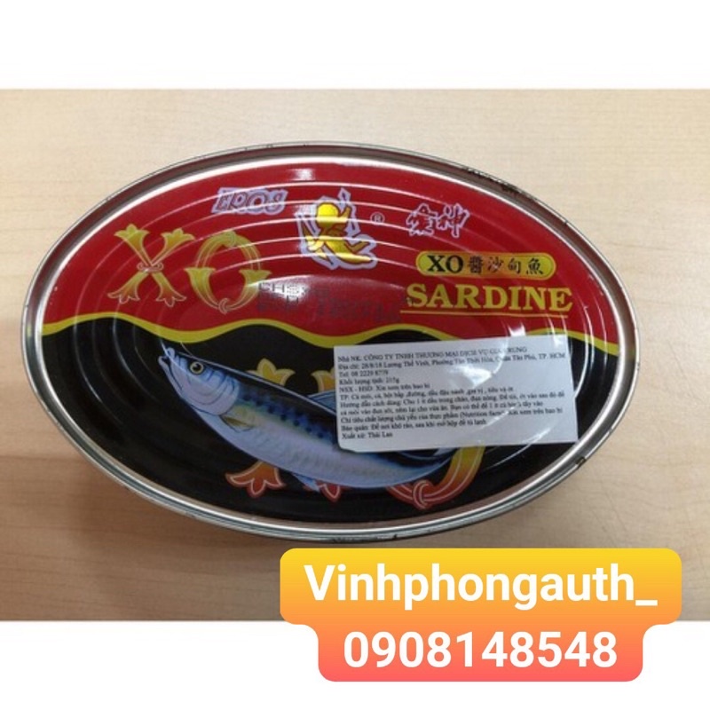 Cá mòi đóng hộp Eros 215gr