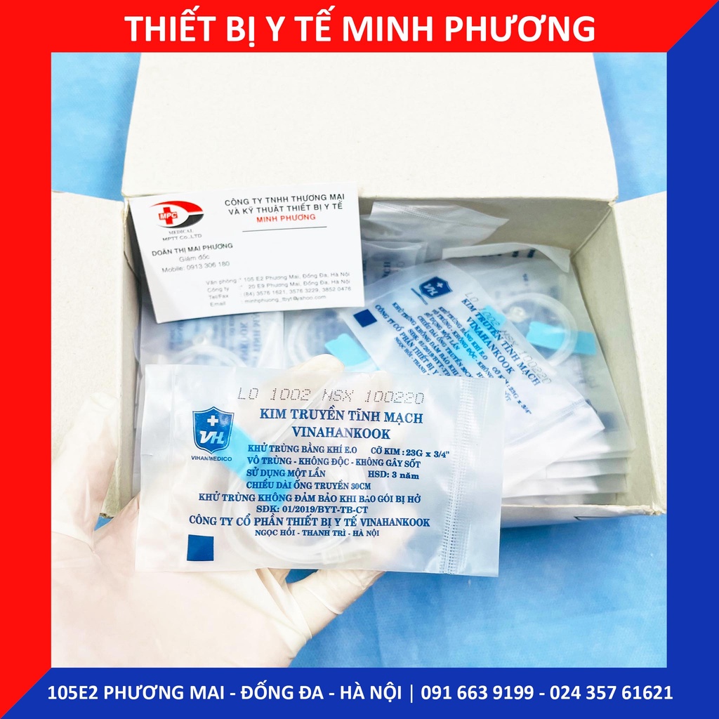 Kim cánh bướm truyền tĩnh mạch Vinahankook