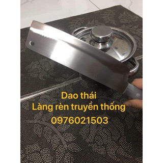 Dao thái thịt bản 6cm thép trắng không gỉ