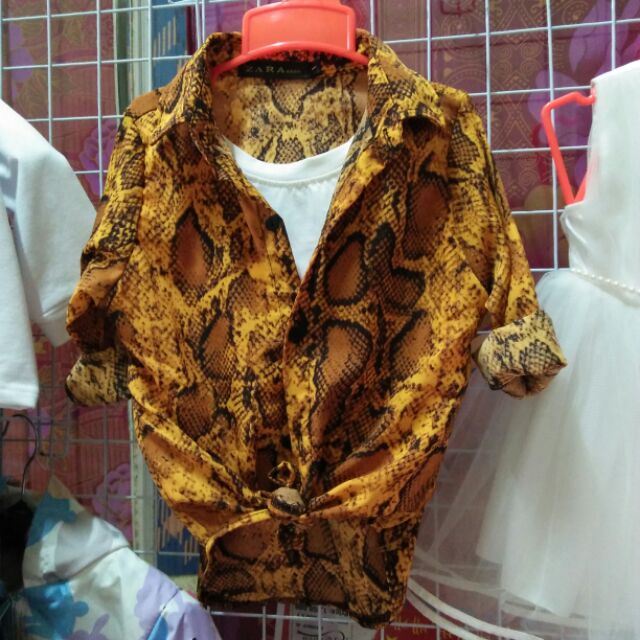 Áo da trăn cho bé