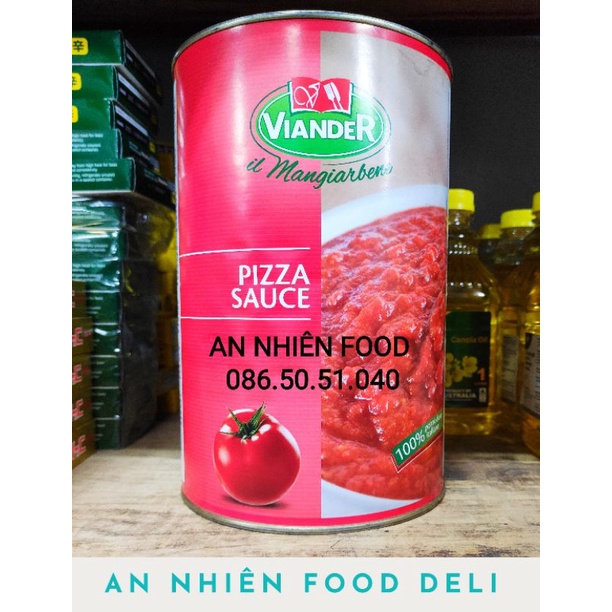 Pizza Sauce Sốt Cà Chua Italia Viander hộp 4,1KG