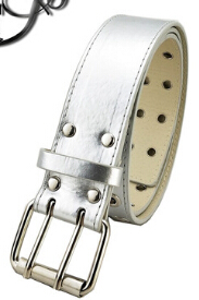 Thắt Lưng Da PU Phối Khoen Kim Loại Thời Trang Cho Nam