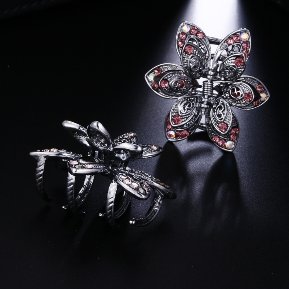 Kẹp Tóc Hoa Đính Đá Cho Nữ