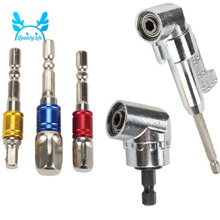 Bộ tua vít khoan 105 độ góc phải + đầu giữ mũi khoan nối dài + trục đa năng tiện dụng