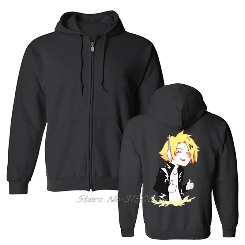 Áo Hoodie In Hình Nhân Vật Kaminari Denki Phim Học Viện Siêu Anh Hùng Vui Nhộn Cho Nam