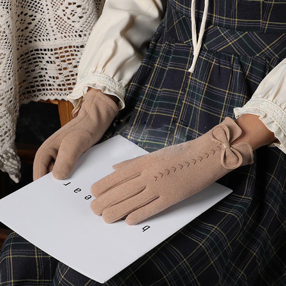 Găng Tay Da Lộn Chạm Cảm Ứng Sau2Life Cho Nữ