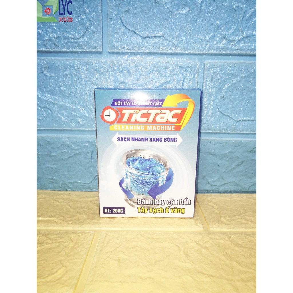 TẨY LỒNG GIẶT TICTAC 200G LÀM SẠCH TUYỆT ĐỐI MÀ KHÔNG LO ĐỘC HẠI