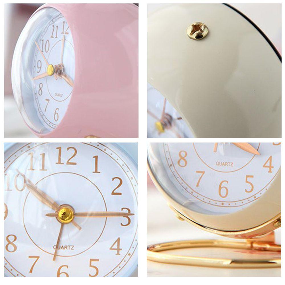 Đồng Hồ Báo Thức Mini Không Gây Tiếng Ồn Có Đèn Ngủ Tiện Dụng