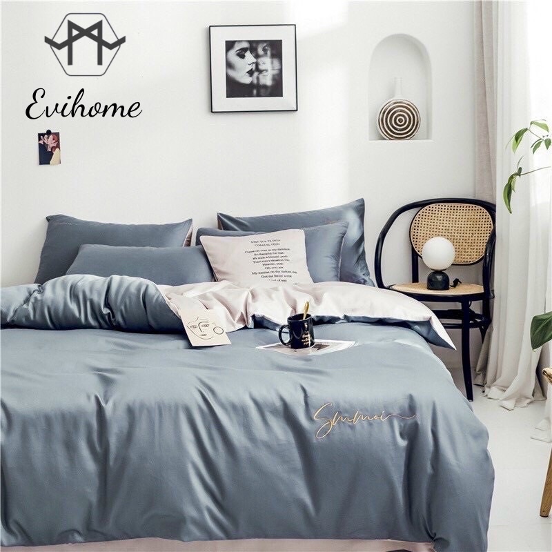 [ Lụa Sumoi ] Set chăn ga và vỏ gối LỤA 60s SUMOI Cao Cấp
