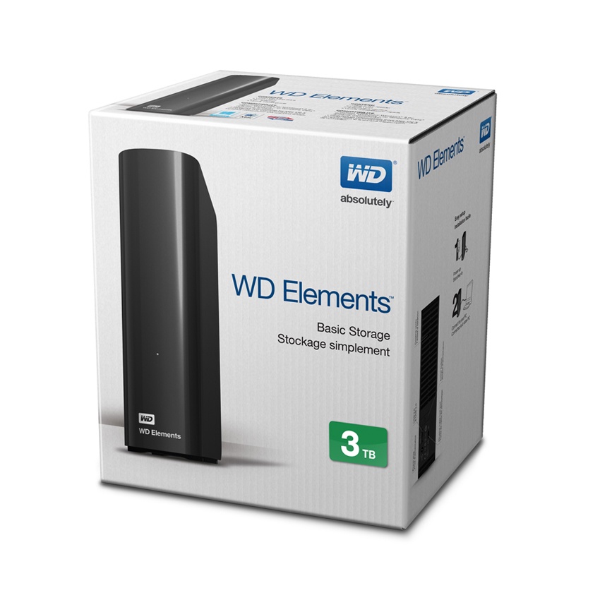 Ổ cứng di động WD Elements 3.5in.ch dung lượng 4TB | 6TB | 8TB | 10TB | 12TB | 14TB chính hãng