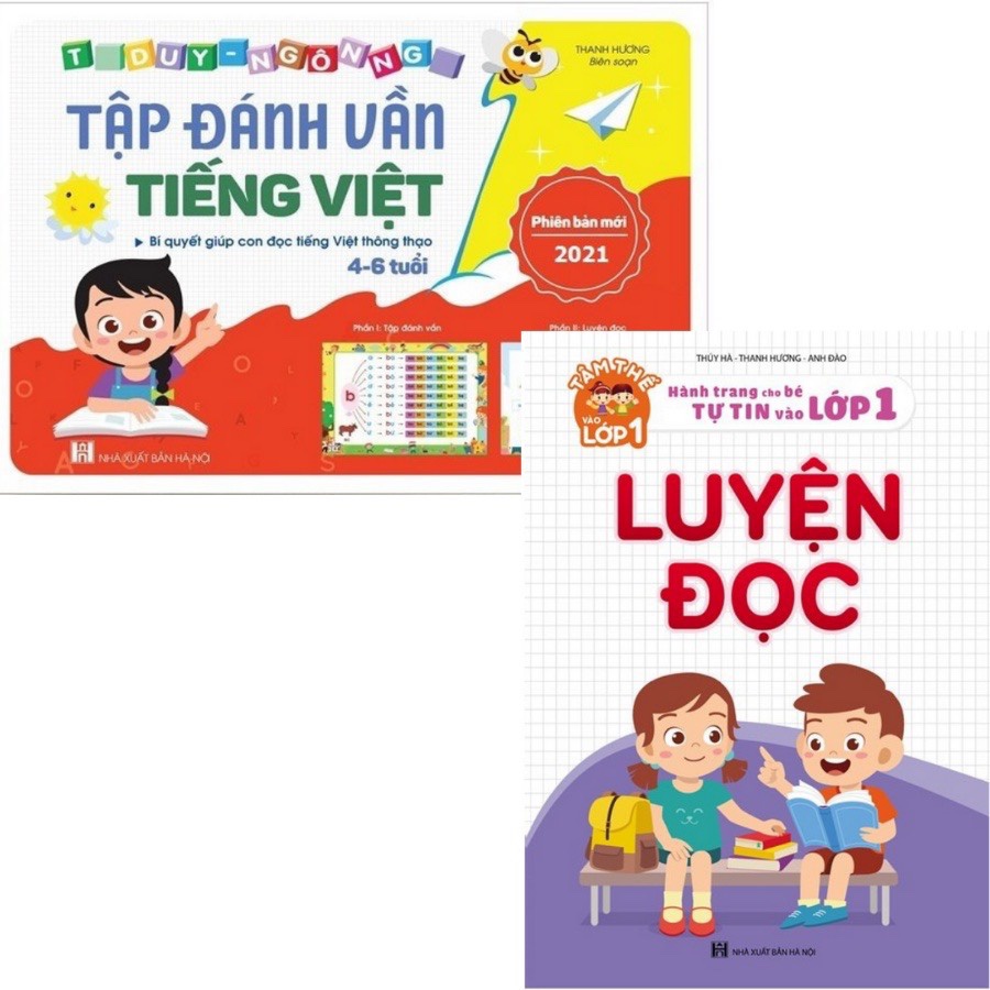 Sách - Combo Tập đánh vần phiên bản mới và Luyện đọc