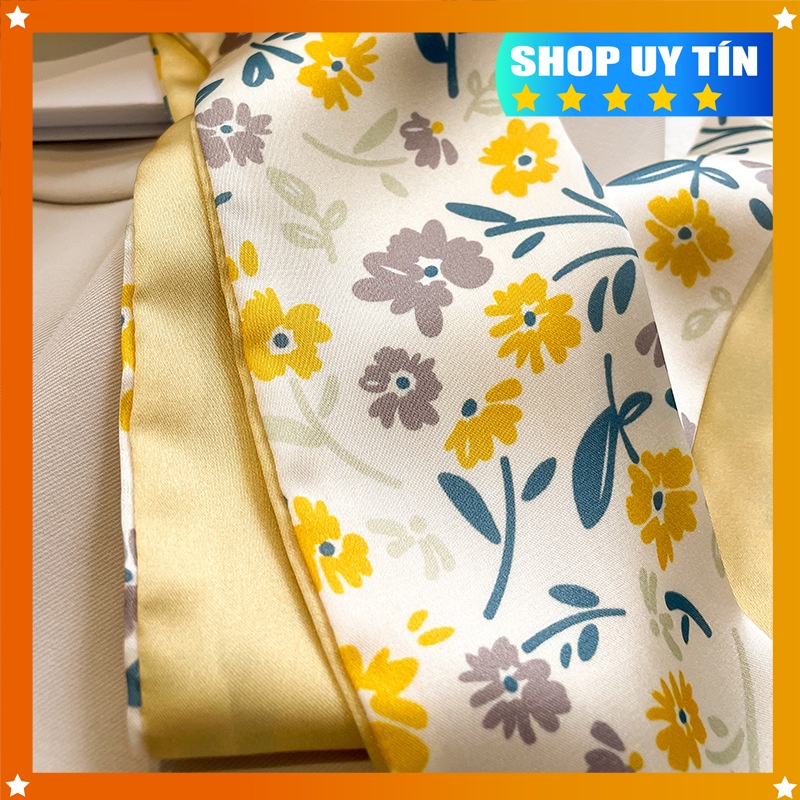 Khăn Lụa 8x110cm quàng cổ quấn túi xinh xắn