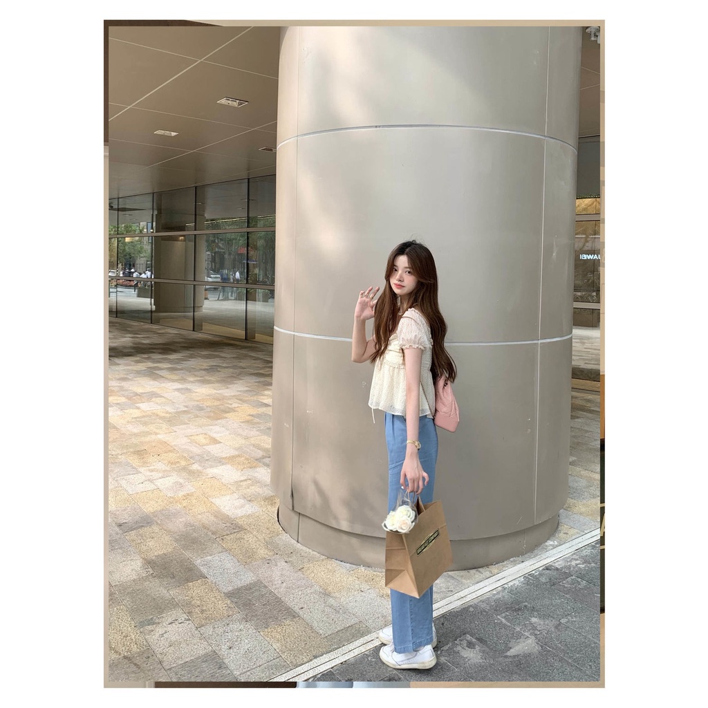 Summer Fashion Women's Summer Floral Print Chiffon Off shoulder Shirt | BigBuy360 - bigbuy360.vn