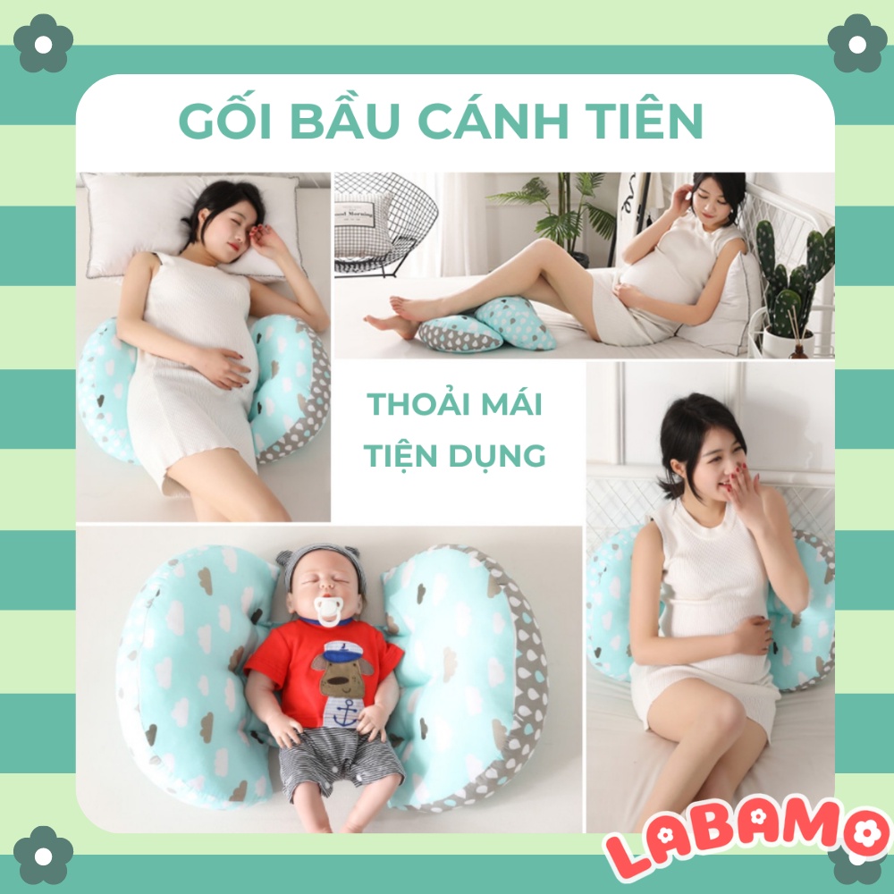 Gối bầu cánh tiên cho phụ nữ đang mang thai và sau sinh LABAMO