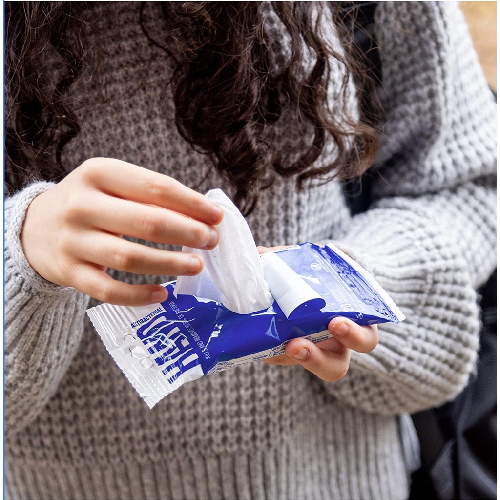 Khăn giấy ướt diệt khẩn Nice 'N Clean Antibacterial Wipes - Mỹ ( Gói nhỏ)