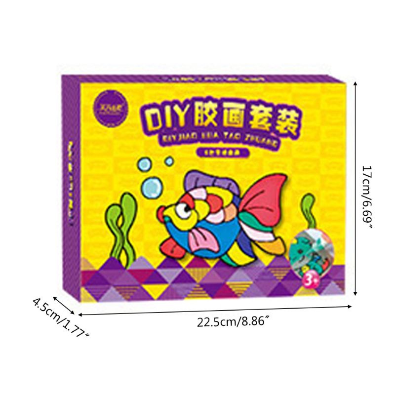 Bộ Tranh Vẽ Hoạt Hình DIY Dành Cho Trẻ Mẫu Giáo