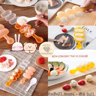 Khuôn lắc cơm, tạo hình cơm cho bé kèm thìa