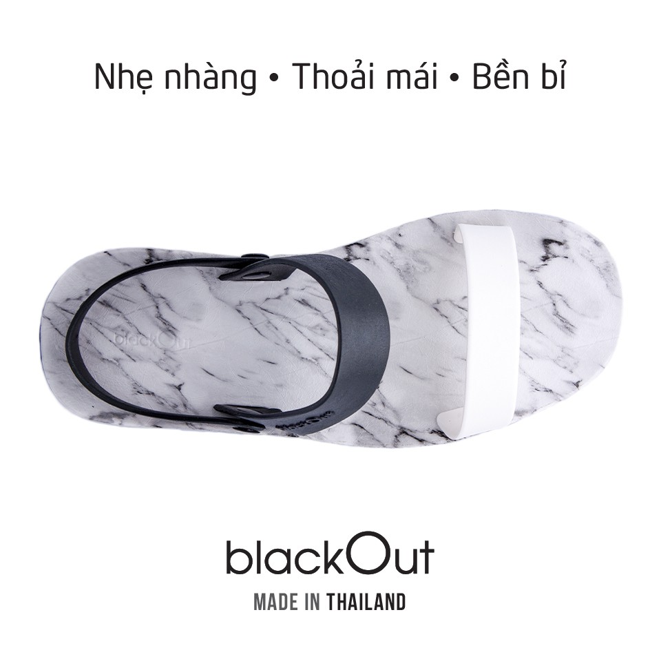 Giày quai ngang blackOut | Nam-Mẫu giày chọn vui lòng ghi chú theo số thứ tự trên hình