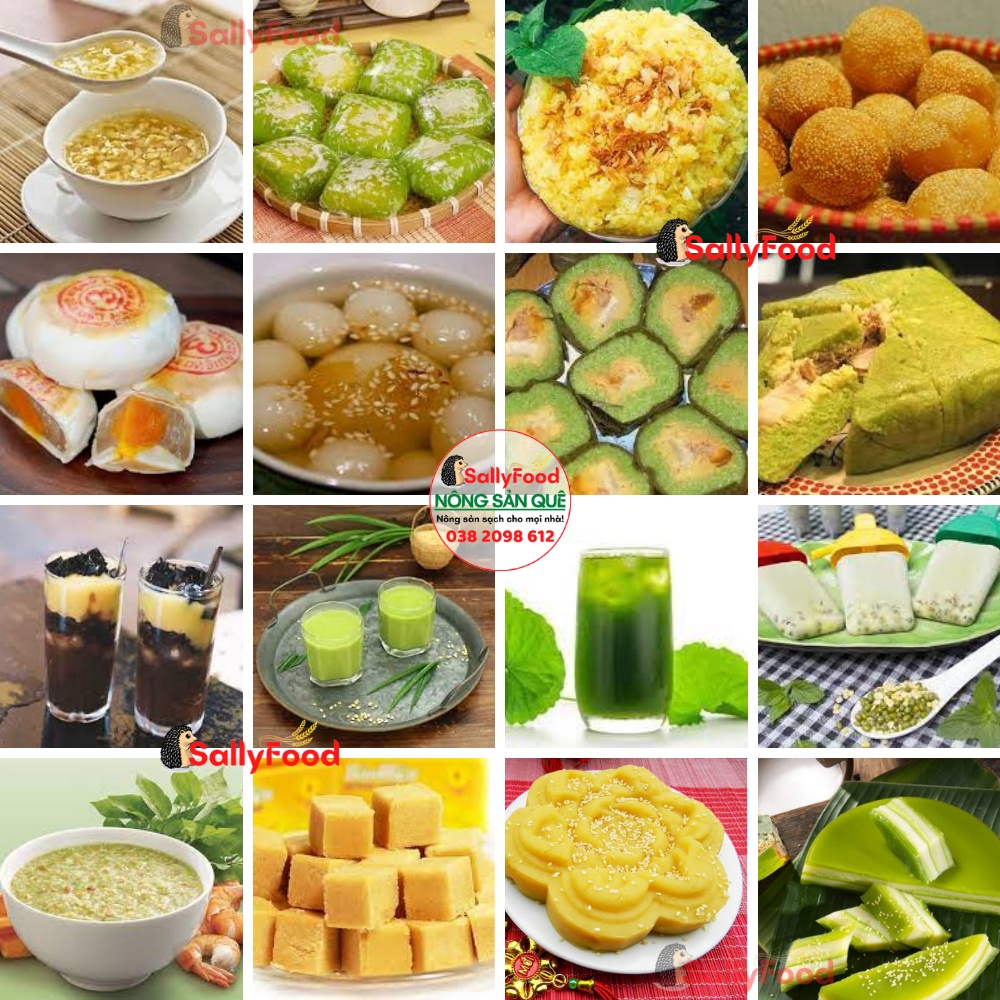 1kg Đậu Xanh Không Vỏ Hữu Cơ SallyFood Đỗ Xanh Vàng Tróc Đã Tách Đãi Vỏ Sạch Nấu Xôi Chè Làm Bánh - Shop Nông Sản Quê