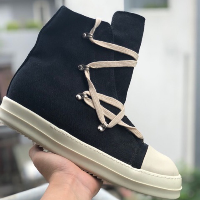 Ảnh thật+video Giày Rick owens ss18 hexagram