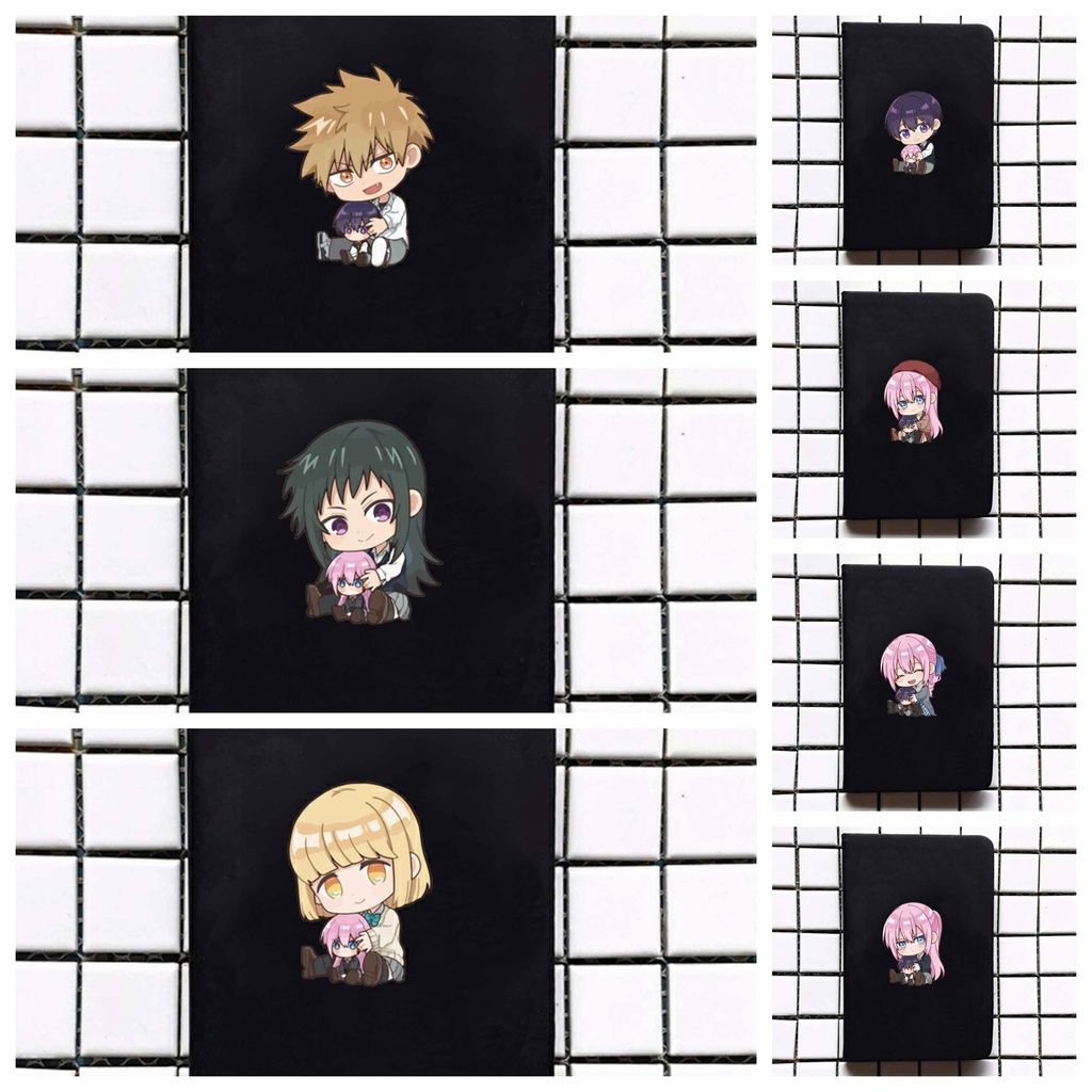 Sổ bìa da A6 in hình nhân vật Shikimori-san Bạn gái tôi không chỉ dễ thương anime chibi ghi chép tiện lợi