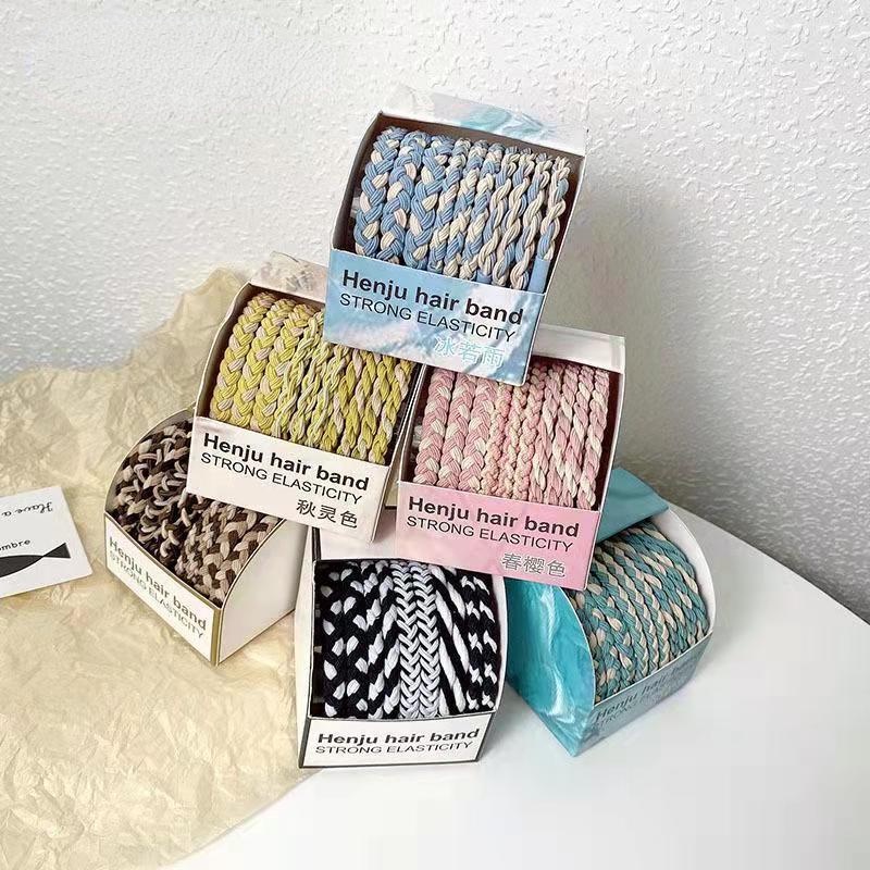 Dây Buộc Tóc Cao Su Co Giãn Màu Kẹo Ngọt Thời Trang Hàn Quốc 2022