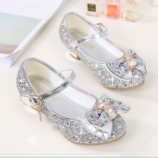 {MẦU BẠC} Giày Bé Gái Đính Đá Cao Cấp Phong Cách ELSA