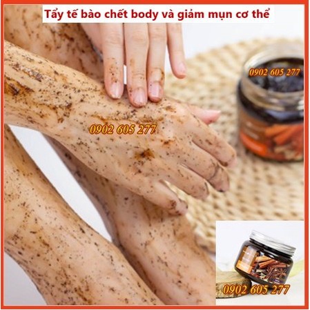 [CHÍNH HÃNG] Tẩy Da Chết Toàn Thân Eksklyuziv Kosmetik Chiết Xuất Quế Hồi Và Café Gel Scrub Coffee Cinanmon Cloves 380g