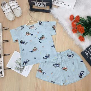 [CHỌN MÀU] Bộ lanh bé trai Bb angel