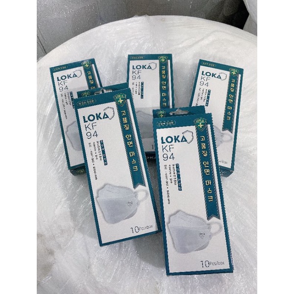 [MẪU HOT] HỘP 10 CHIẾC KHẨU TRANG LOKA KF 94, CÔNG NGHỆ HÀN QUỐC, KHỬ BỤI, TIỆN LỢI, DỄ DÙNG, HÀNG CHUẨN, GIÁ7 GỐC
