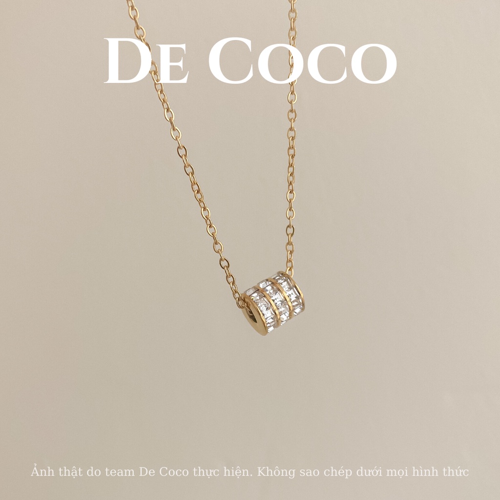 Vòng cổ layer có thê tách 2 chiếc The Ring Decoco