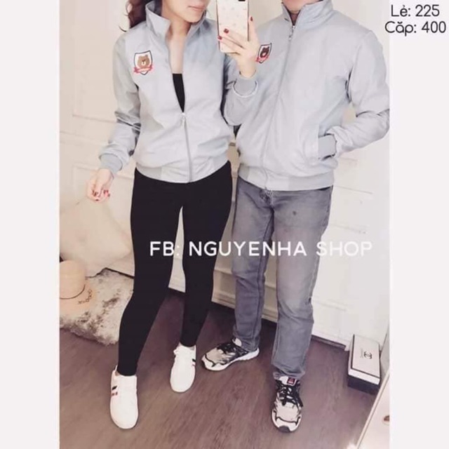 Áo gió đôi nam nữ