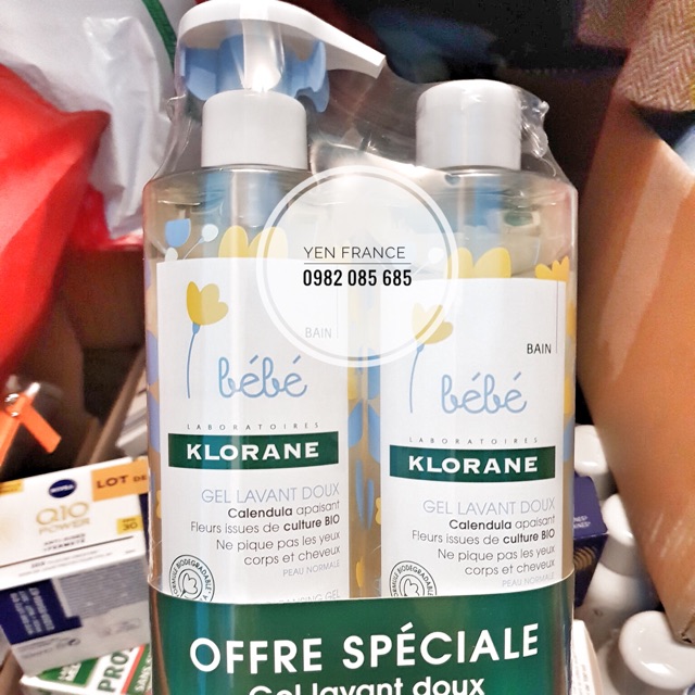 SỮA TẮM KLORANE BEBE
