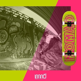 Ván Trượt Skateboard NOMAD COMPLETE CAVERN YELLOW 8.0
