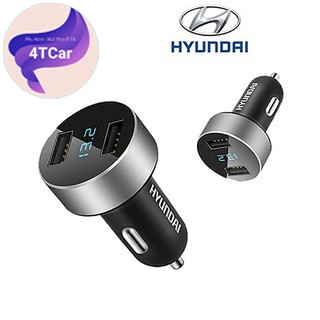 Bộ chia tẩu sạc ô tô, xe hơi 2 cổng sạc USB Hyundai HY-36 gc