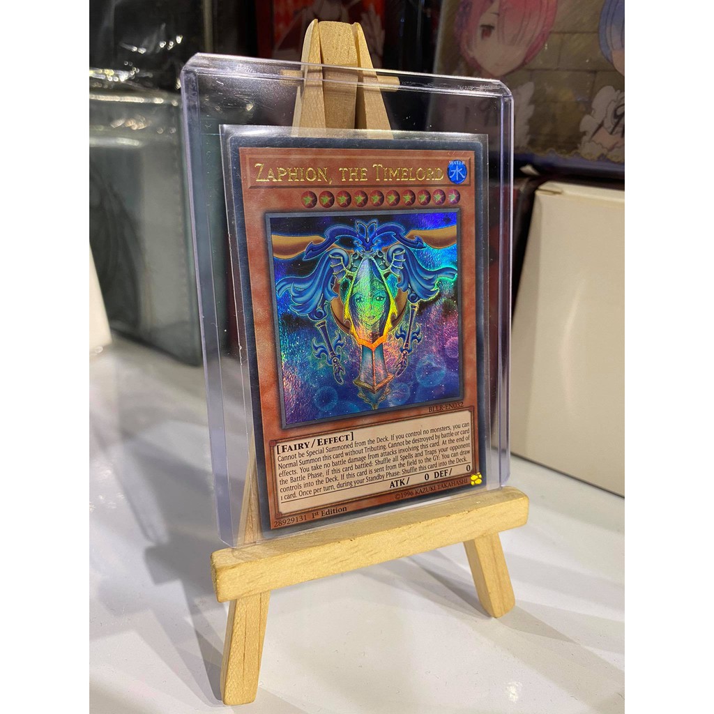 Lá bài thẻ bài Yugioh Zaphion the Timelord – Ultra Rare - Tặng bọc bài nhựa bảo quản