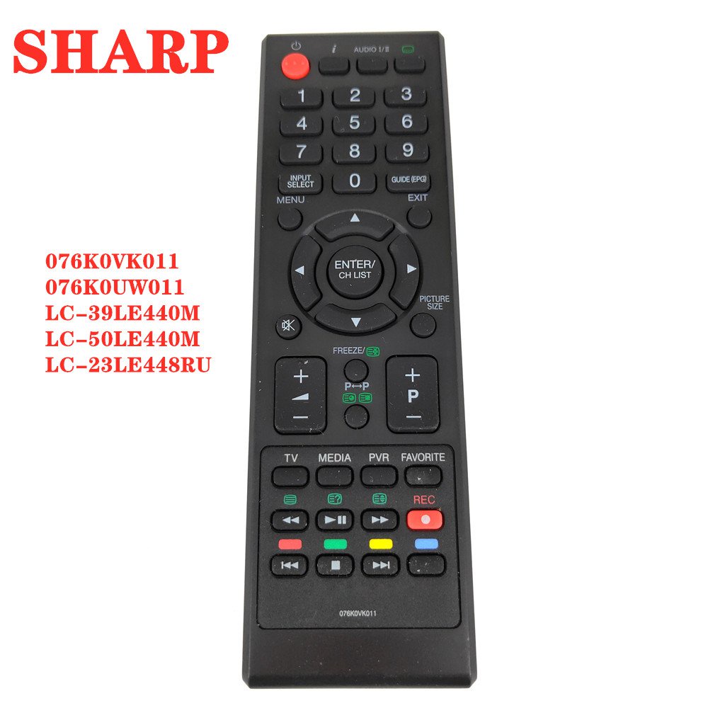 Điều Khiển Từ Xa Cho TV Sharp 076K0VK011 076K0UW011 LC-39LE440M LC-50LE440M LC-23LE448RU