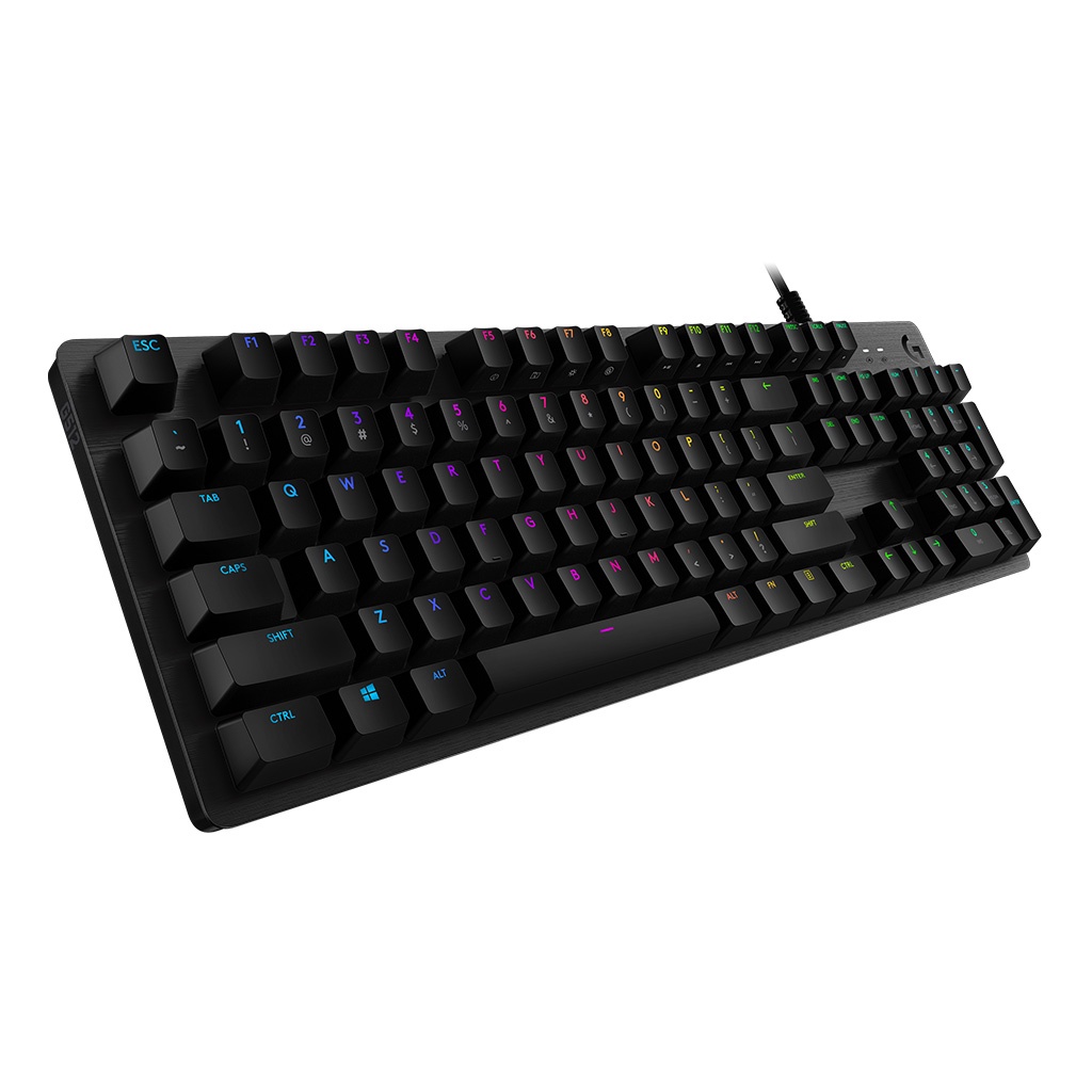 [Mã ELLOGIWL5 giảm 10% đơn 500K] Bàn phím cơ gaming Logitech G512 GX RGB - 3 loại phím cơ GX Switch, cổng USB 2.0