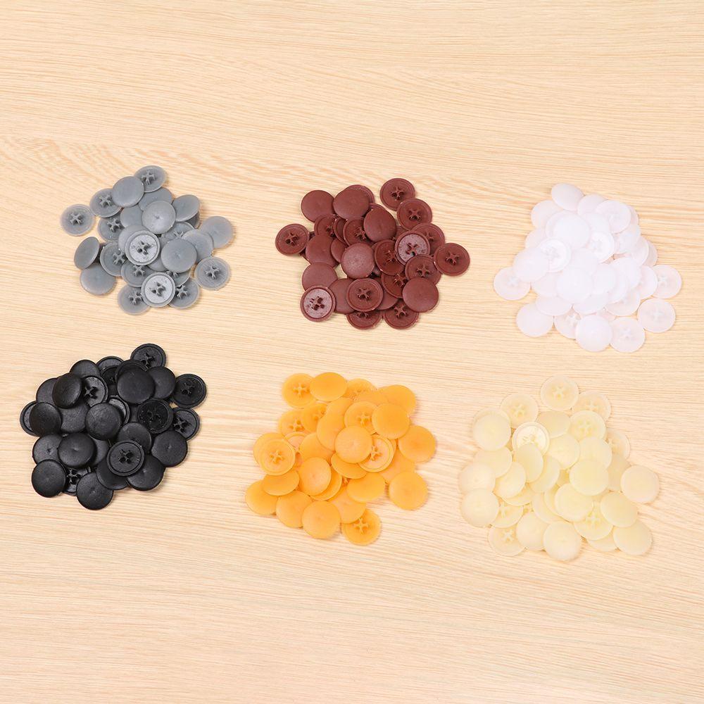 KRNY Set 100 Ốc Vít Nhựa Tự Cắt Tiện Dụng