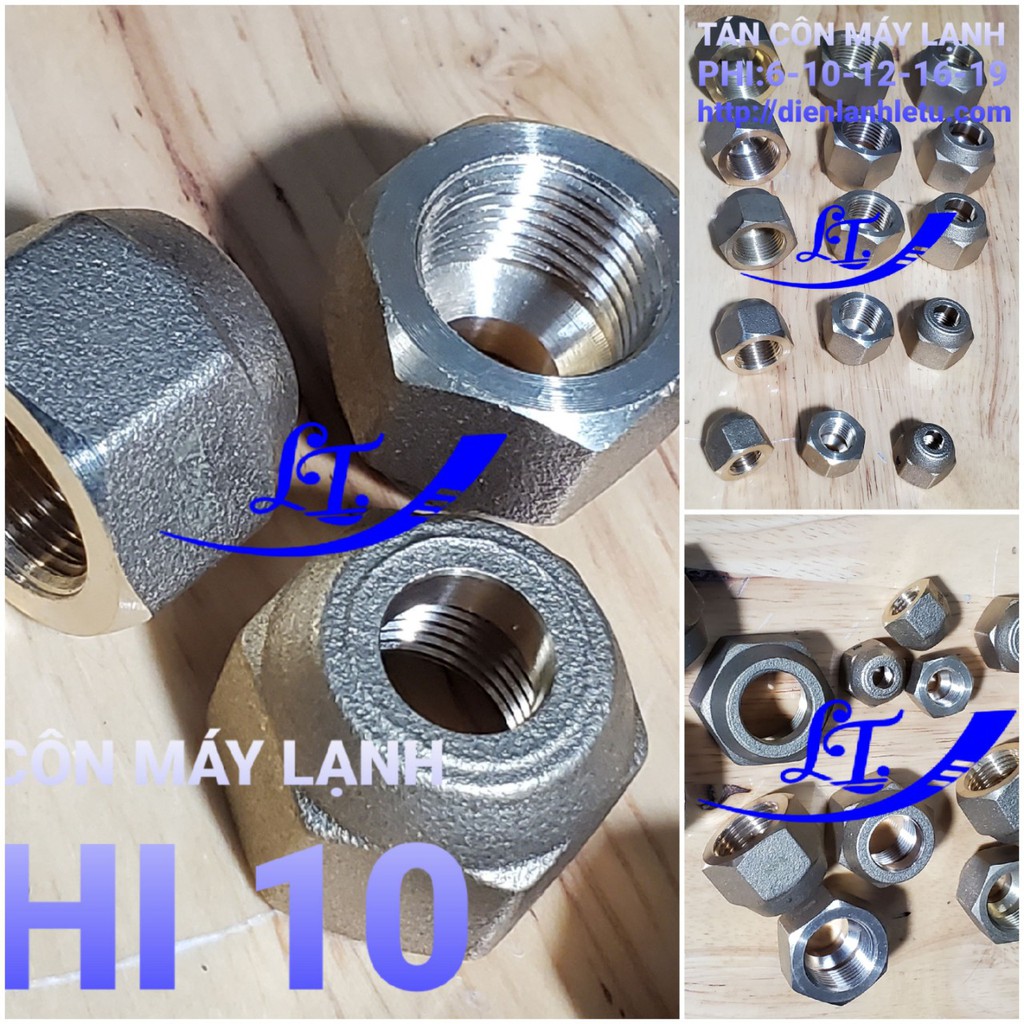 TÁN ỐNG ĐỒNG PHI 10 DÀY - TÁN CÔN MÁY LẠNH PHI 10 DÀY- TÁN 10 DÀY
