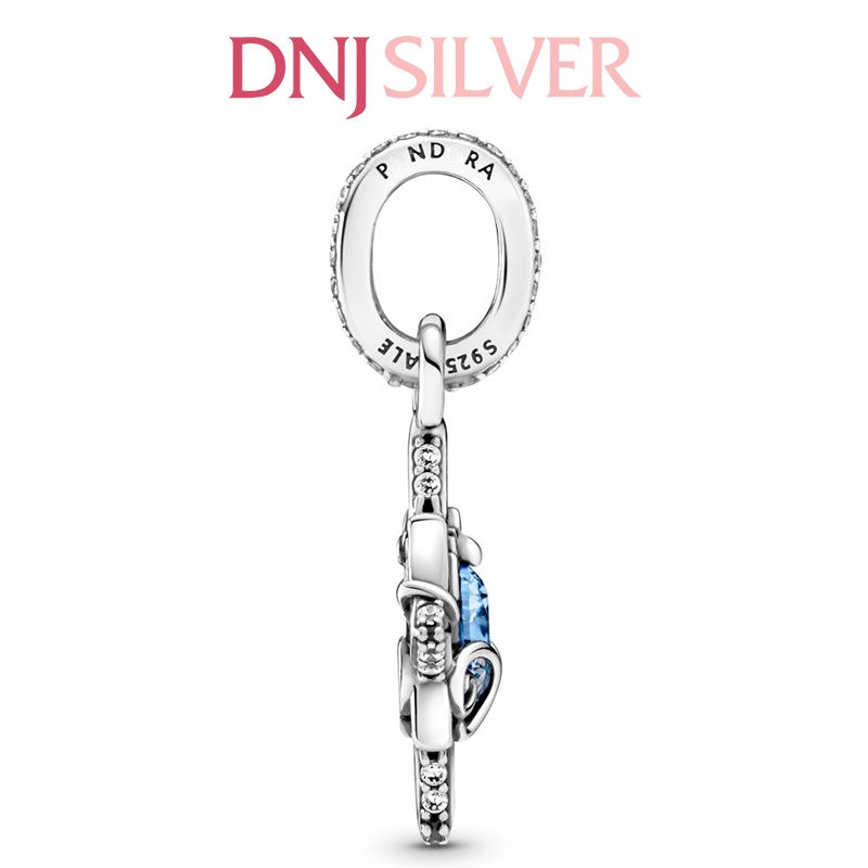 Charm bạc 925 cao cấp, hàng chuẩn bạc - Charm Disney Cinderella Blue Star thích hợp để mix vòng tay charm - DN037