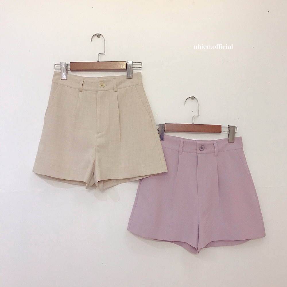 Quần short nữ, quần short vải nhiennhienvintage_BQ1
