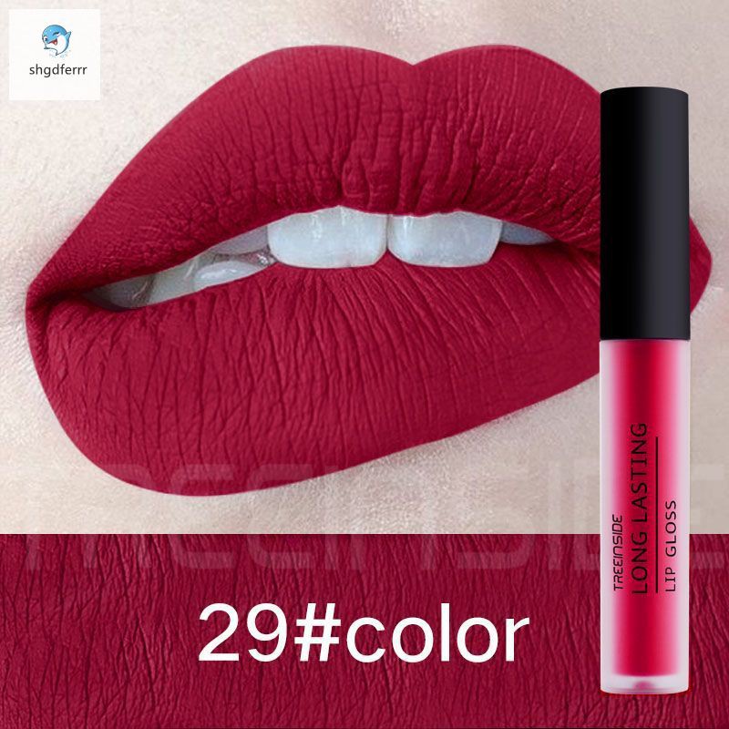 Matte Lip Glaze Tint Velvet Liquid Lipstick Cosmetics Lips Makeup Waterproof Long Lasting